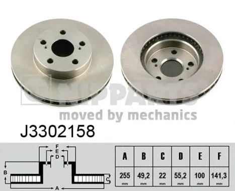 Brake Disc (J3302158)