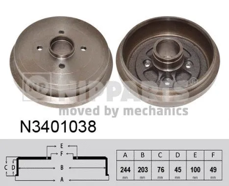 Brake Drum (N3401038)