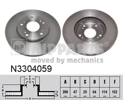 Brake Disc (N3304059)