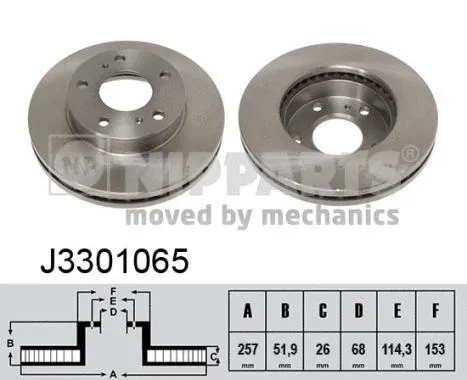 Brake Disc (J3301065)