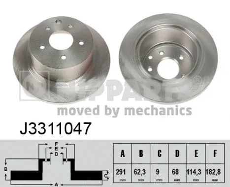 Brake Disc (J3311047)