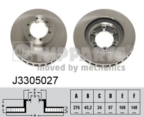 Brake Disc (J3305027)