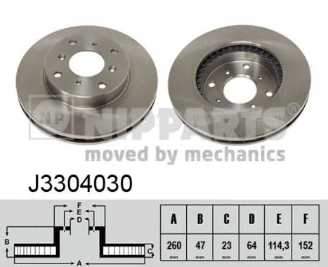 Brake Disc (J3304030)