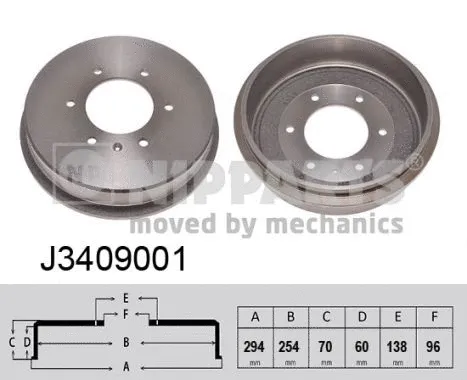 Brake Drum (J3409001)