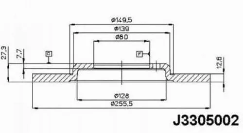 Brake Disc (J3305002)