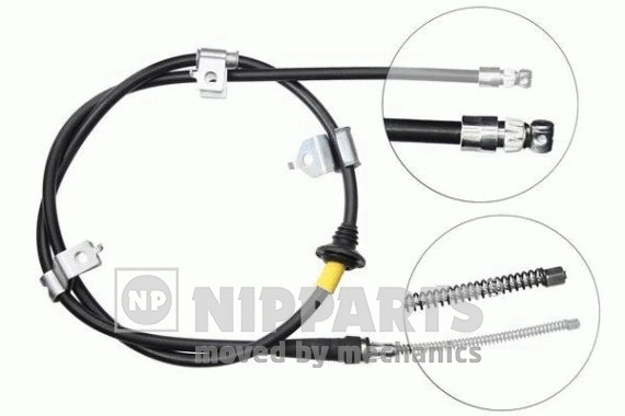 Cable Pull, parking brake (J19378)