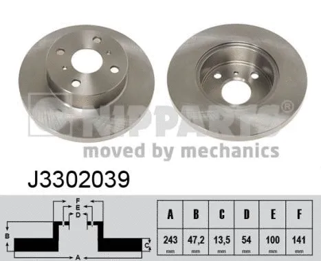 Brake Disc (J3302039)