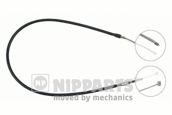 Cable Pull, parking brake (J14308)