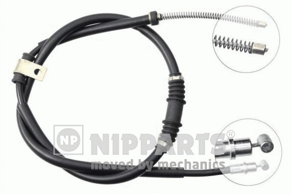 Cable Pull, parking brake (J16818)