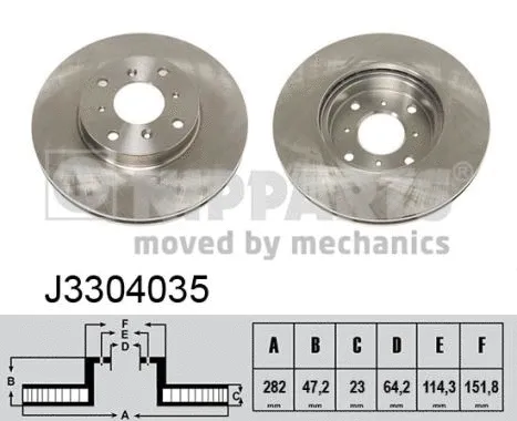 Brake Disc (J3304035)