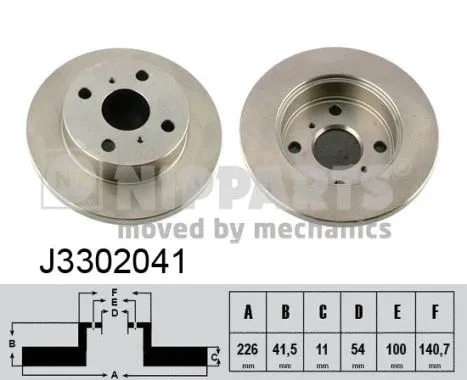Brake Disc (J3302041)