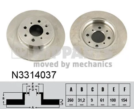 Brake Disc (N3314037)