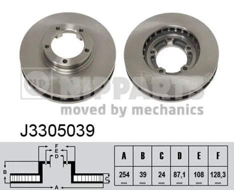 Brake Disc (J3305039)