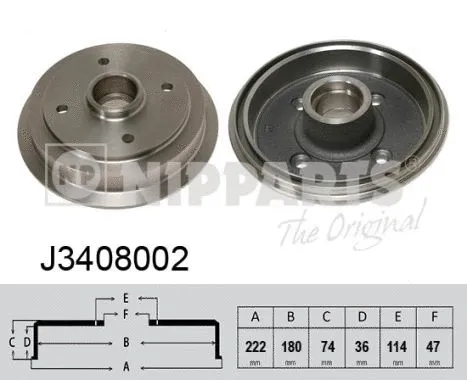 Brake Drum (J3408002)