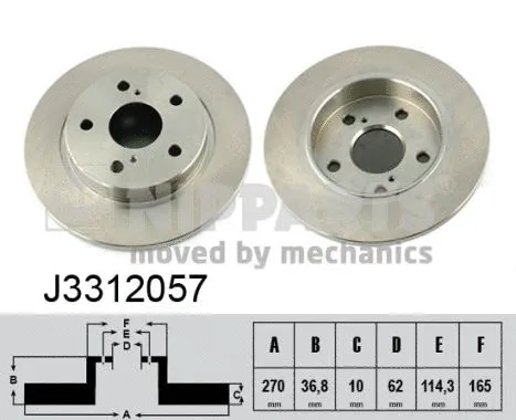 Brake Disc (J3312057)