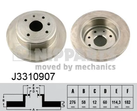 Brake Disc (J3310907)