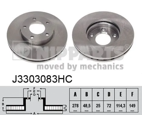 Brake Disc (J3303083HC)