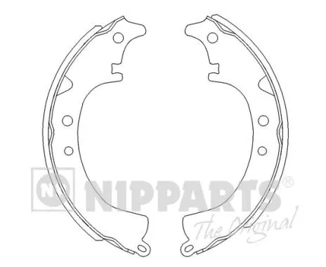 Brake Shoe Set (J3502008)