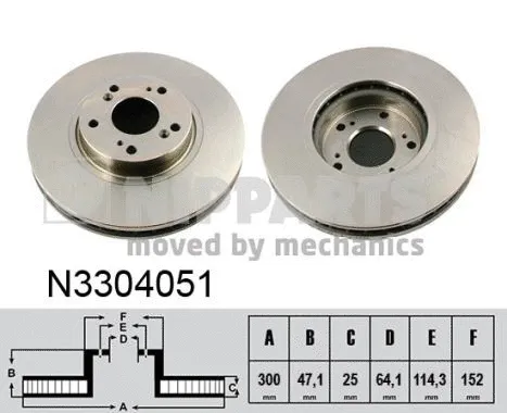 Brake Disc (N3304051)