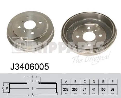 Brake Drum (J3406005)