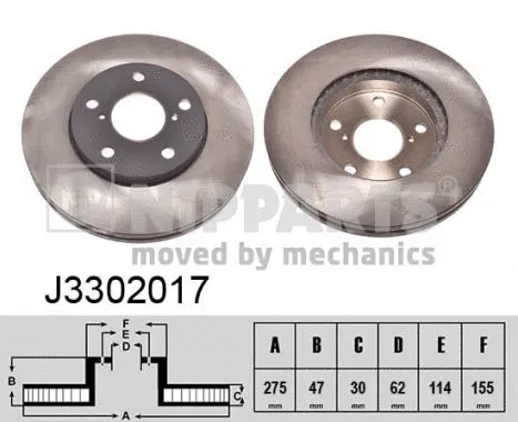 Brake Disc (J3302017)