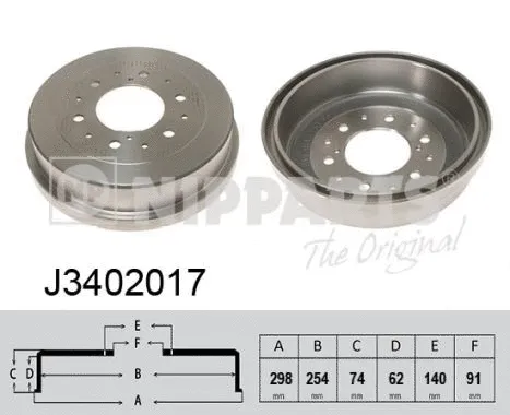 Brake Drum (J3402017)