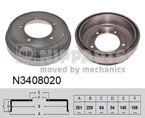 Brake Drum (N3408020)