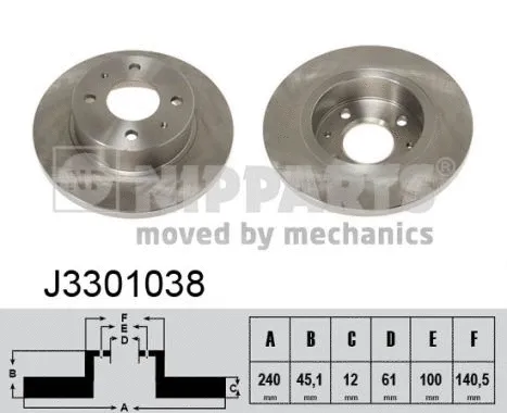 Brake Disc (J3301038)
