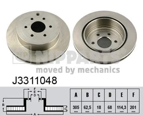 Brake Disc (J3311048)