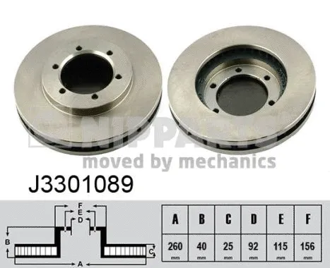 Brake Disc (J3301089)