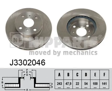 Brake Disc (J3302046)