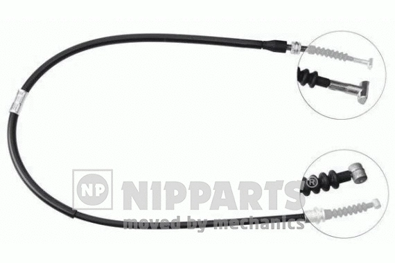 Cable Pull, parking brake (J10536)
