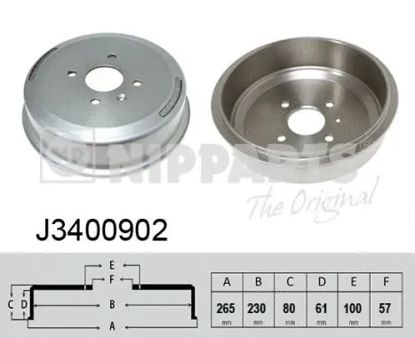 Brake Drum (J3400902)