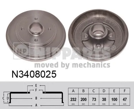 Brake Drum (N3408025)