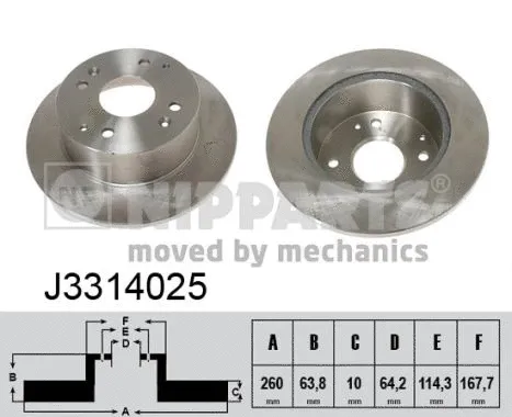 Brake Disc (J3314025)
