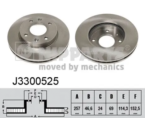 Brake Disc (J3300525)