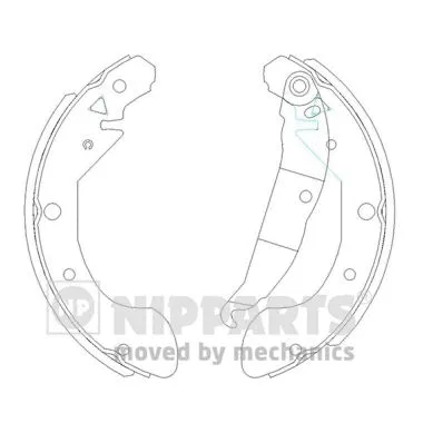 Brake Shoe Set (J3500908)
