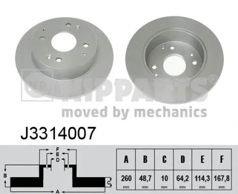 Brake Disc (J3314007)