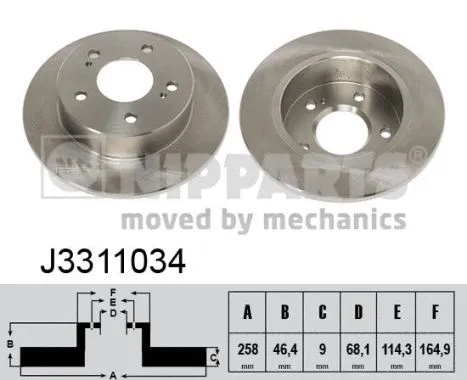 Brake Disc (J3311034)