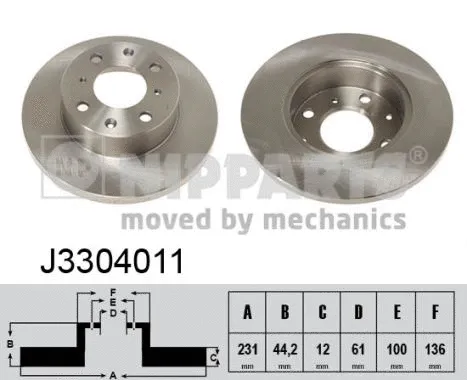 Brake Disc (J3304011)