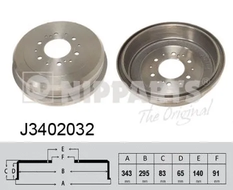 Brake Drum (J3402032)