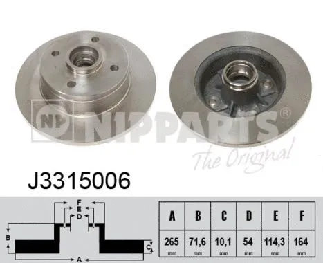 Brake Disc (J3315006)