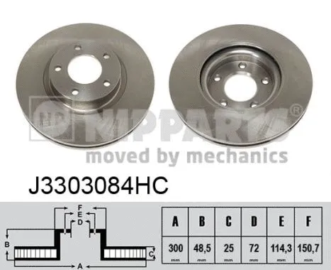 Brake Disc (J3303084HC)