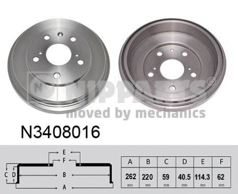 Brake Drum (N3408016)