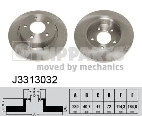 Brake Disc (J3313032)