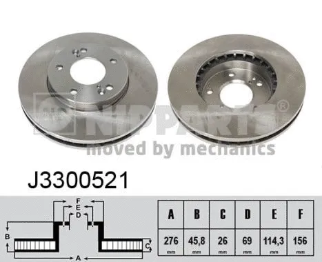 Brake Disc (J3300521)