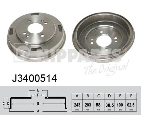 Brake Drum (J3400514)