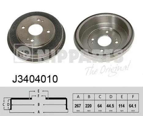 Brake Drum (J3404010)