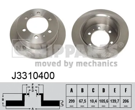 Brake Disc (J3310400)
