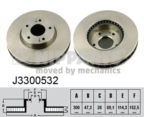 Brake Disc (J3300532)